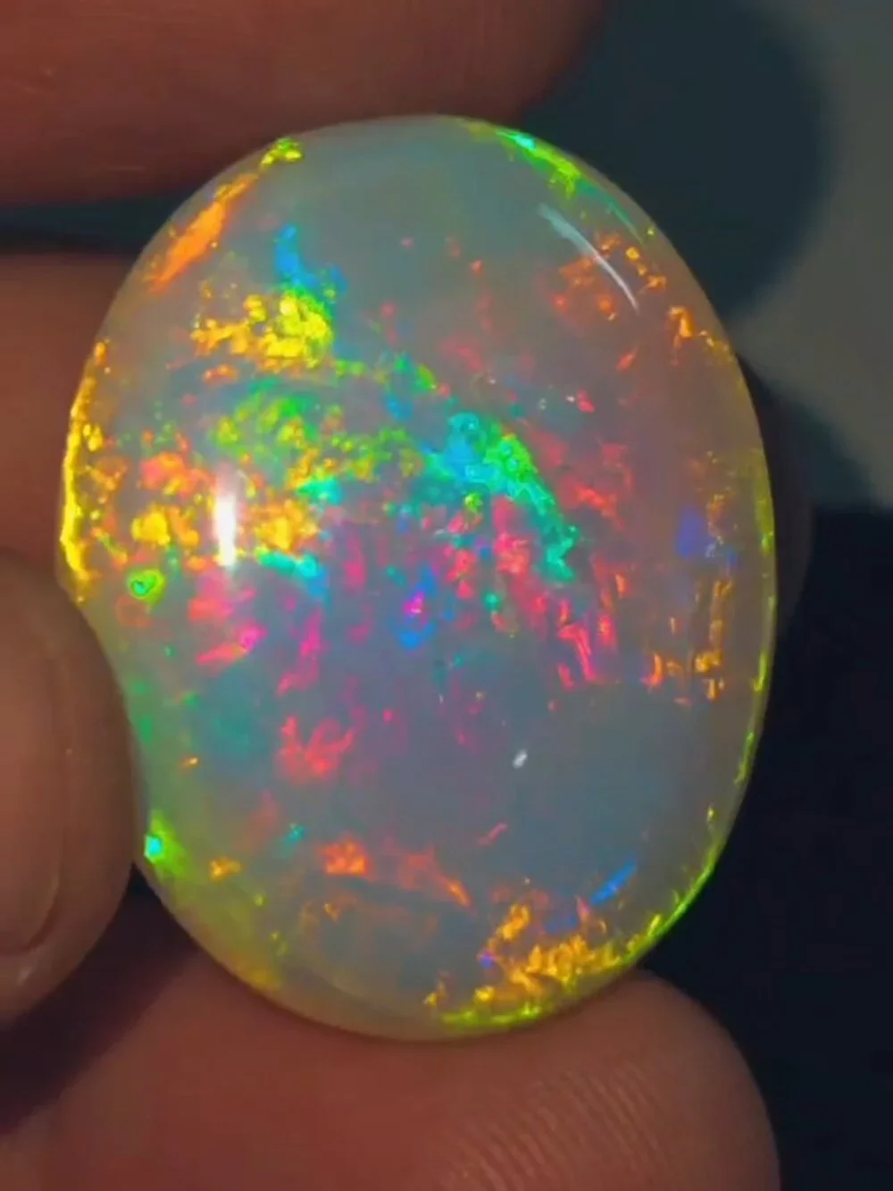 48.55 carat AAAA quality natural Ethiopian opal Cabochon